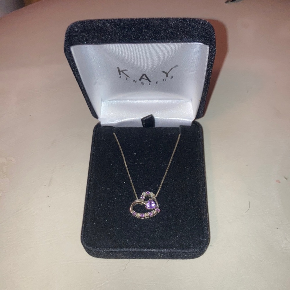 Silver Kay Jewelers necklace.